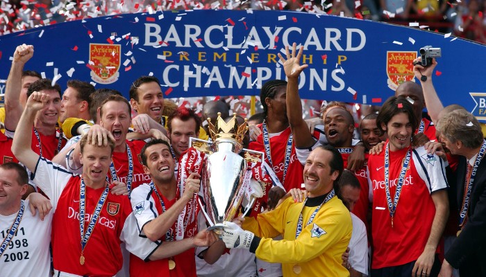 Arsenal vô địch Ngoại hạng Anh năm bao nhiêu
