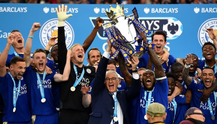 leicester city vô địch ngoại hạng anh bao nhiêu lần